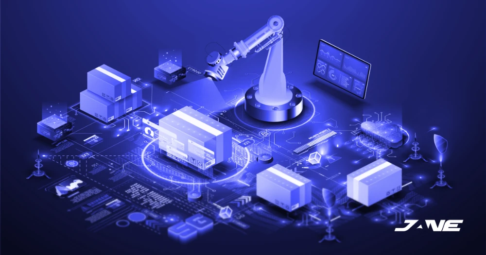 Entire supply chain process being done through the help of Ai, connecting all paths.