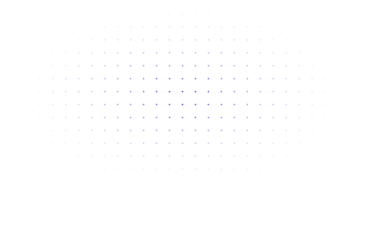 A circular pattern composed of evenly spaced white and blue dots, creating an optical illusion effect with varying levels of transparency, reminiscent of the intricate designs seen in Jane's integrated supply chain management displays.